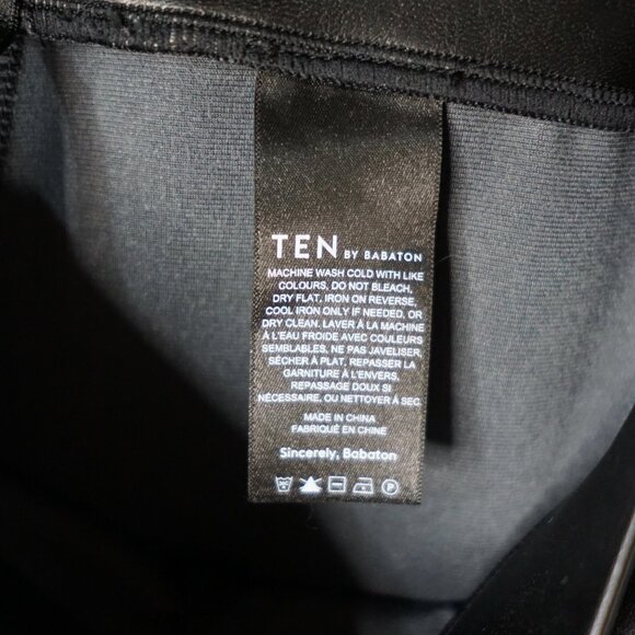 Aritzia Ten by Babaton Upstage Flared Vegan Leather Pant - Size S - Picture 14 of 15